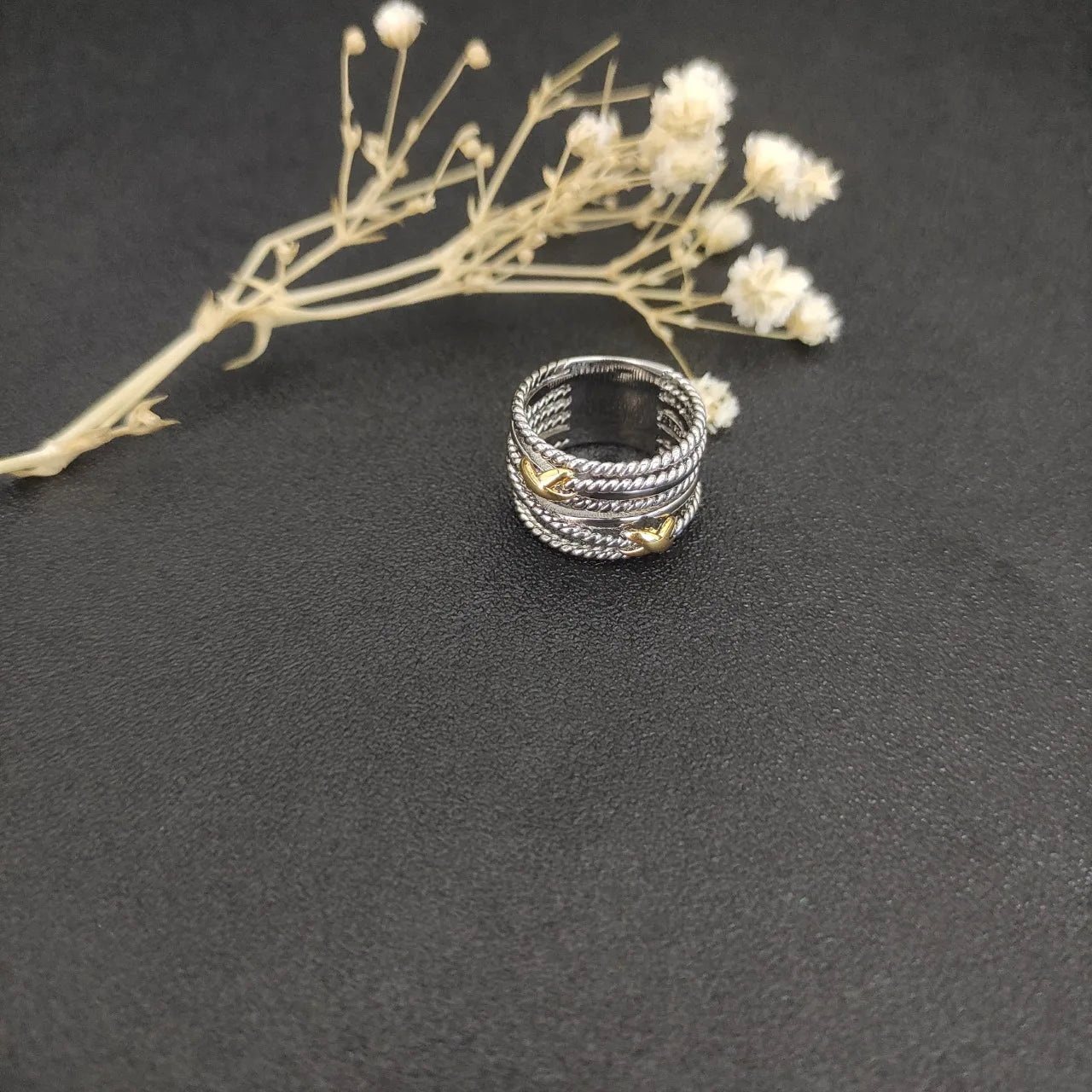 Unisex Zircon Geometric Ring Jewelry Gift For Any Occasion
