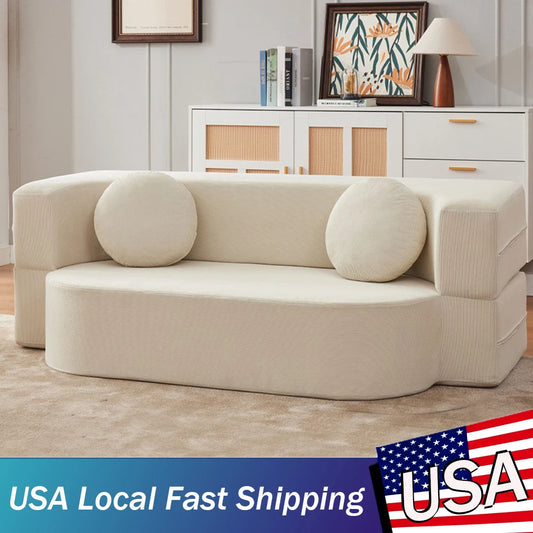 Folding Sofa Bed Dual Use Modular Sofa for Living Room