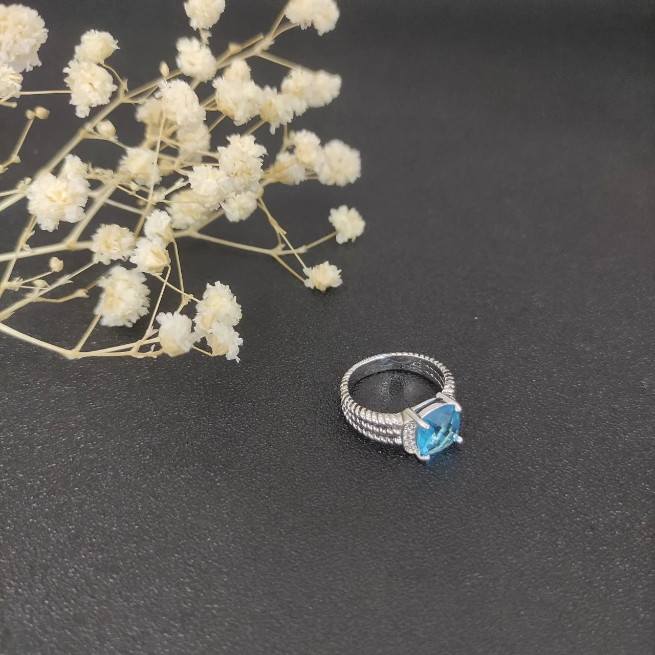 Unisex Zircon Geometric Ring Jewelry Gift For Any Occasion