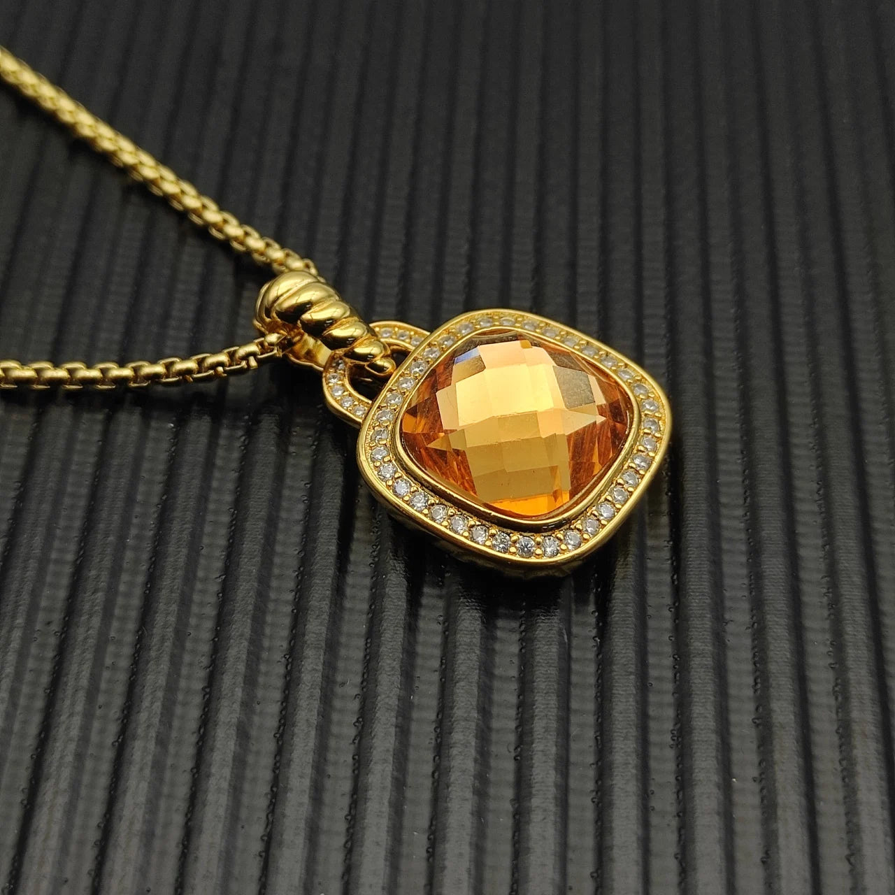 Diamond Cross Necklace Unisex Pendant Zircon Stone
