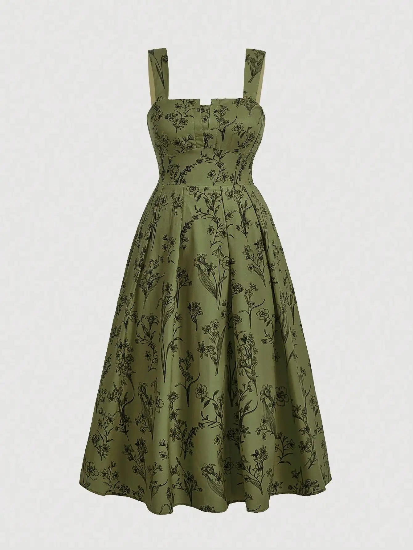 Elegant Floral Camisole Sundress For Women Summer Fashion