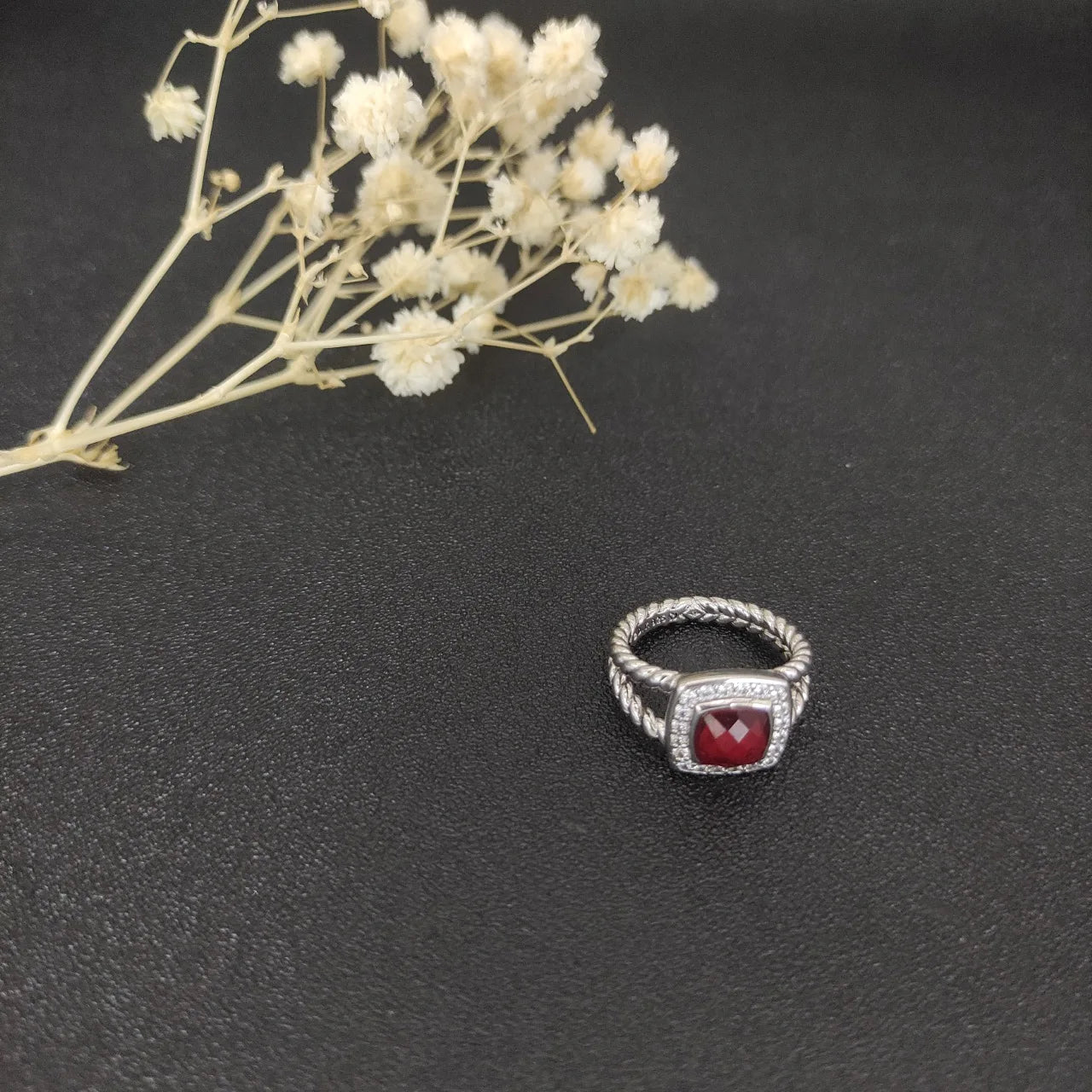 Unisex Zircon Geometric Ring Jewelry Gift For Any Occasion