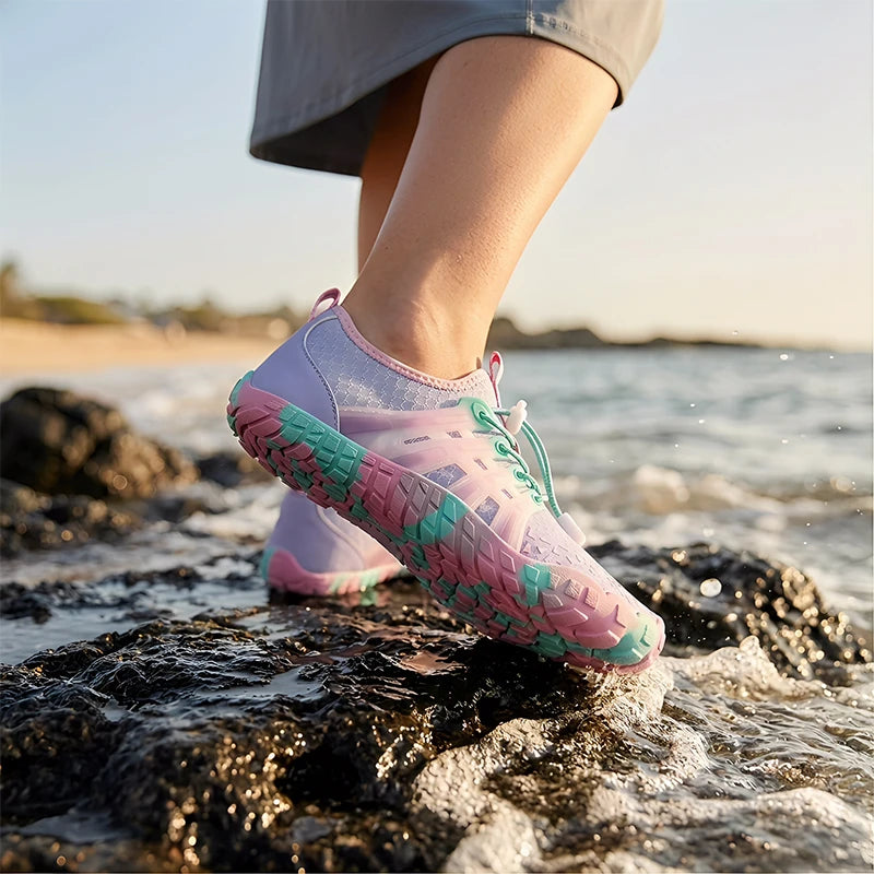 NONE Unisex Water Shoes Quick Dry Breathable Footwear For Swimming Fitness
