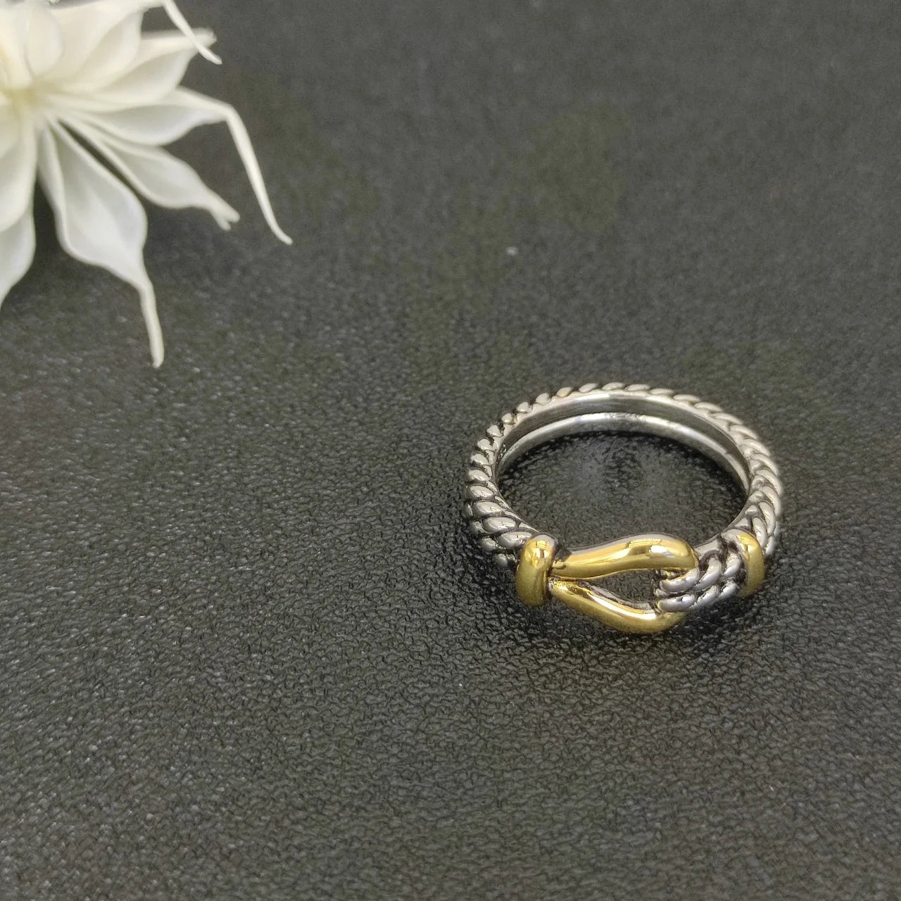 Unisex Zircon Geometric Ring Jewelry Gift For Any Occasion