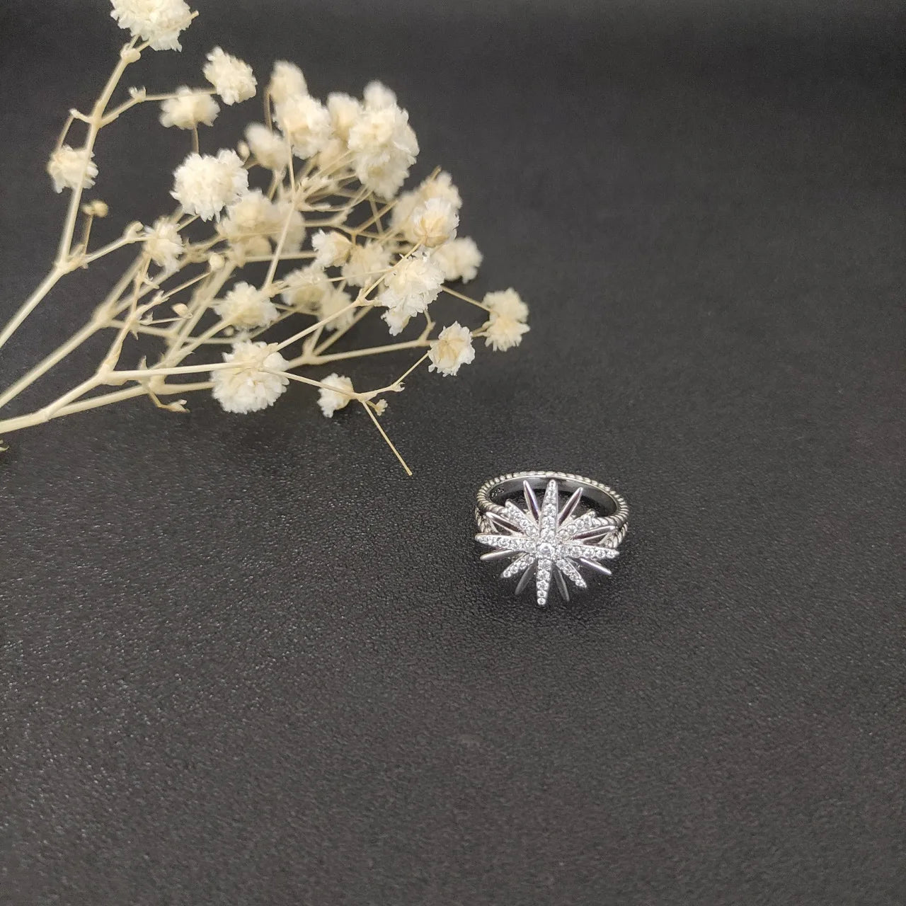Unisex Zircon Geometric Ring Jewelry Gift For Any Occasion