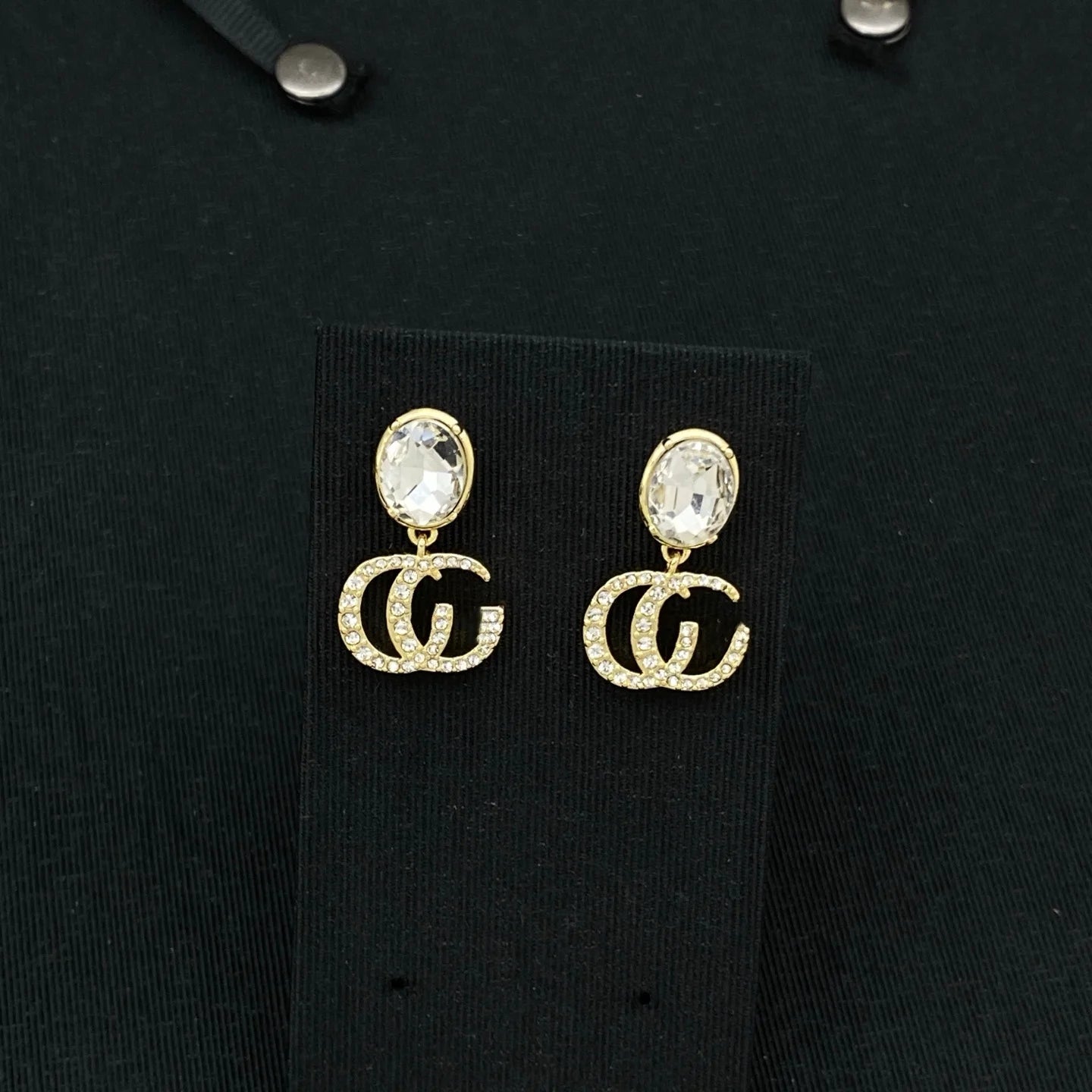 Fashionable Moissanite Stud Earrings In Silver For Women