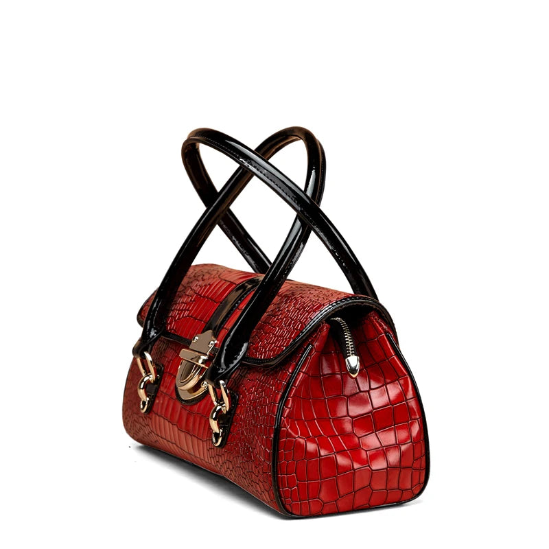 EP.MINGYUANCN Genuine Leather Women Tote Bag Handbag