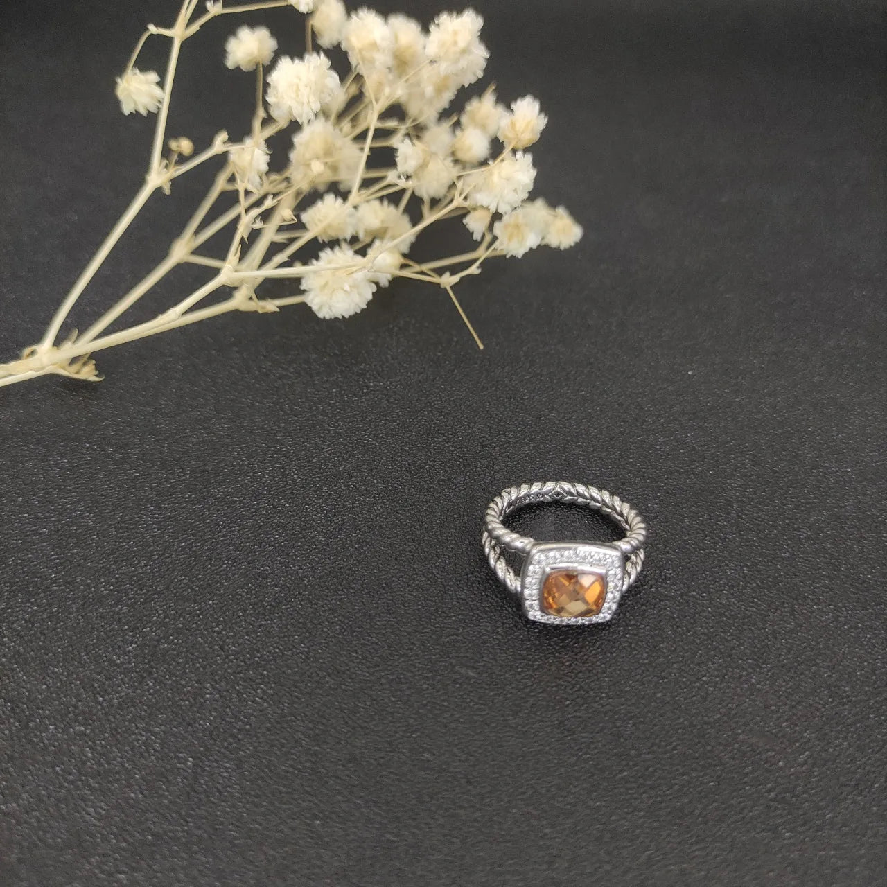Unisex Zircon Geometric Ring Jewelry Gift For Any Occasion