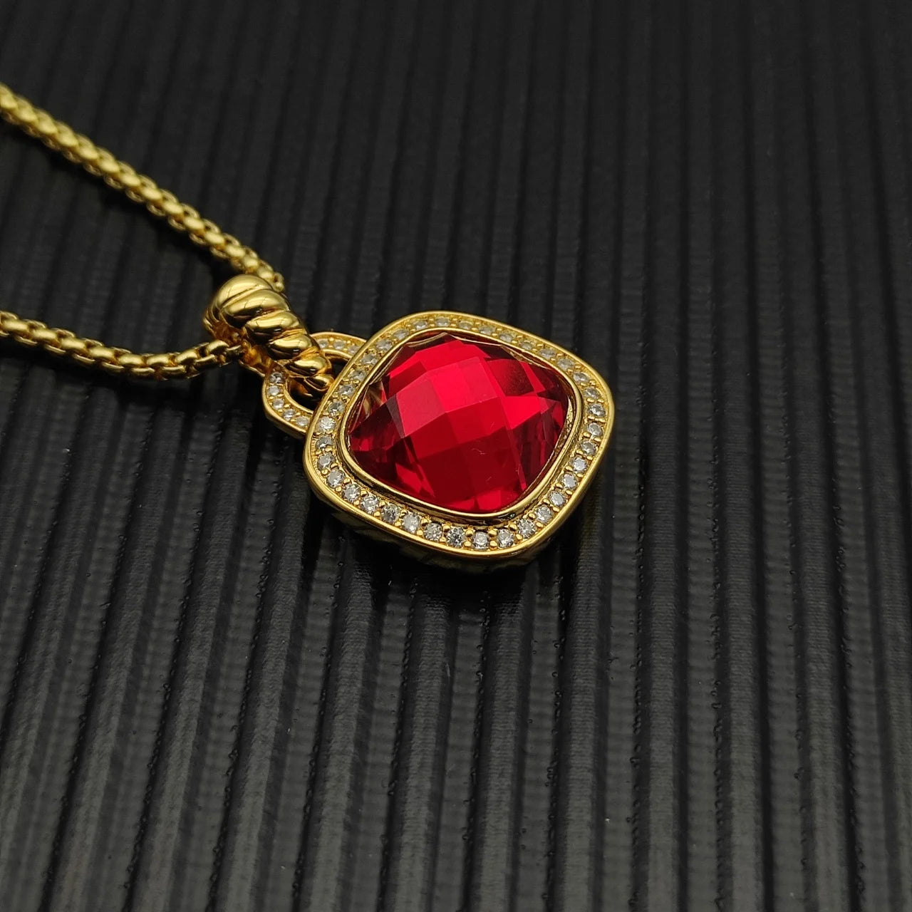Diamond Cross Necklace Unisex Pendant Zircon Stone