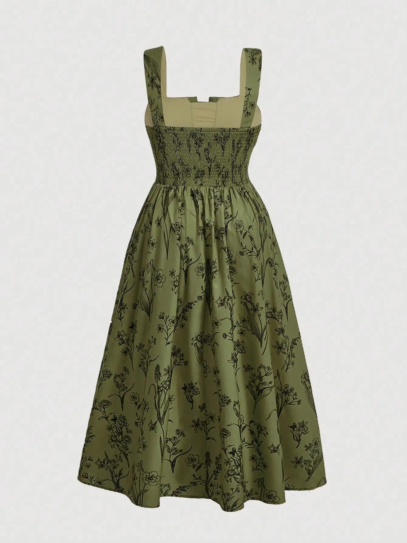 Elegant Floral Camisole Sundress For Women Summer Fashion