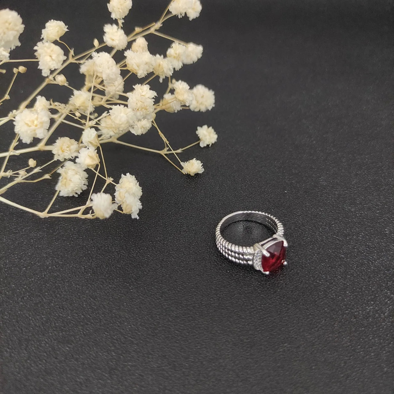 Unisex Zircon Geometric Ring Jewelry Gift For Any Occasion