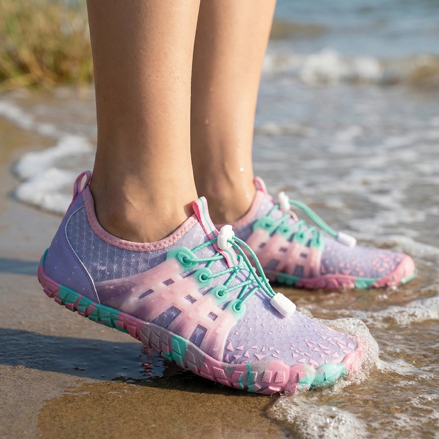 NONE Unisex Water Shoes Quick Dry Breathable Footwear For Swimming Fitness