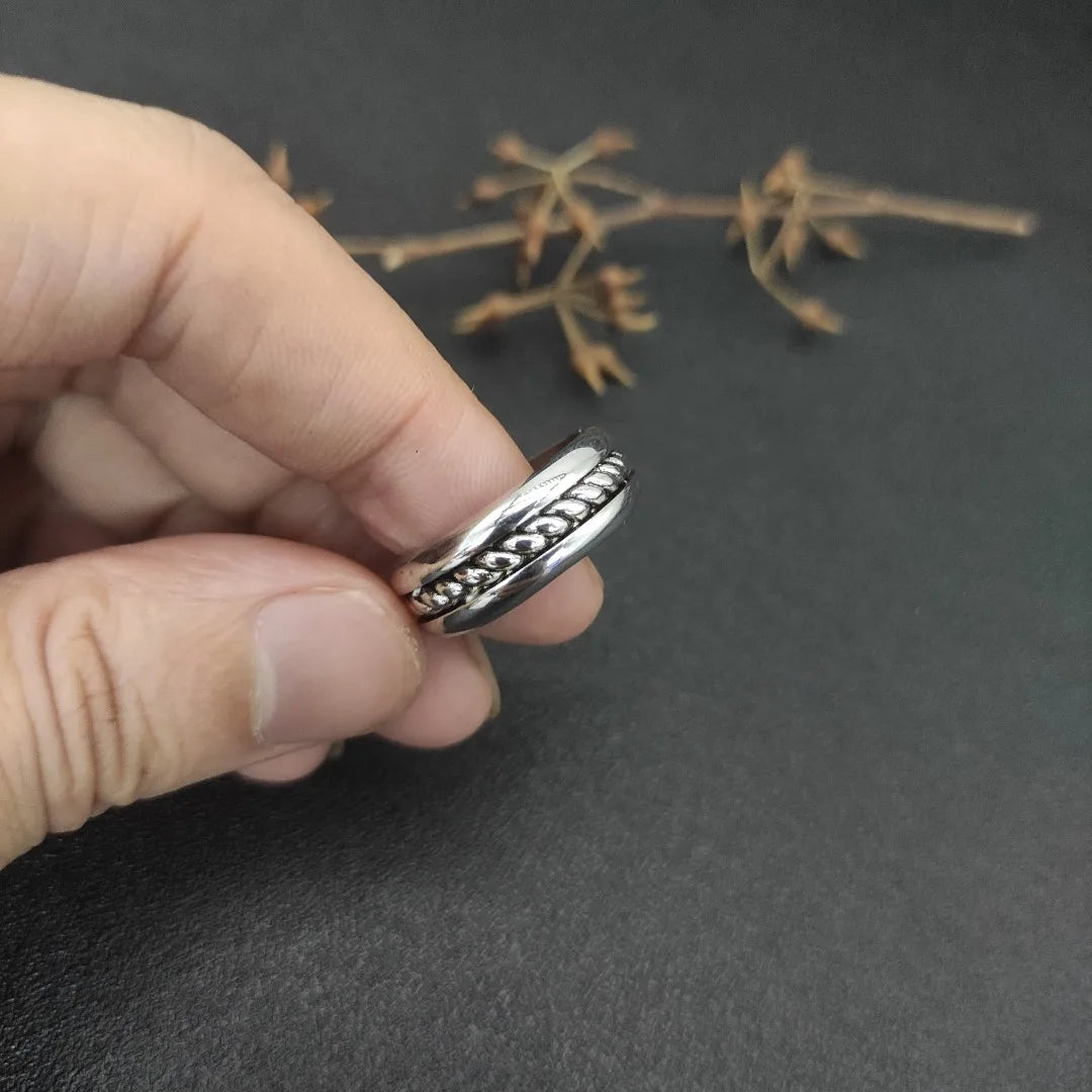 Unisex Zircon Geometric Ring Jewelry Gift For Any Occasion