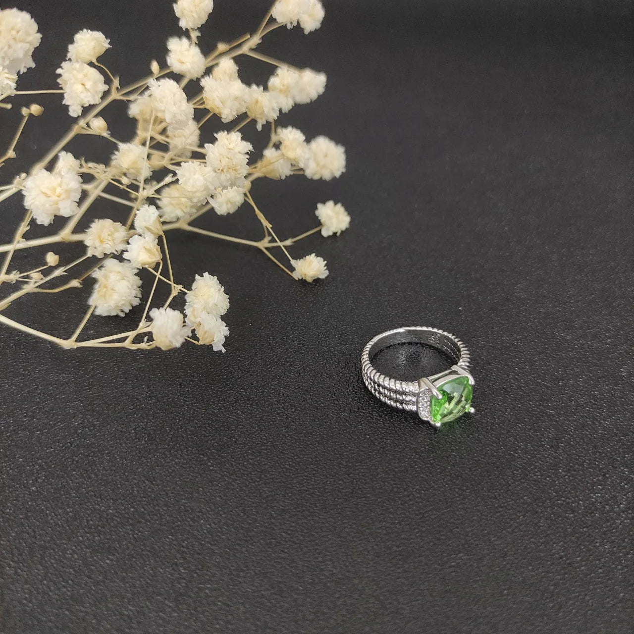 Unisex Zircon Geometric Ring Jewelry Gift For Any Occasion
