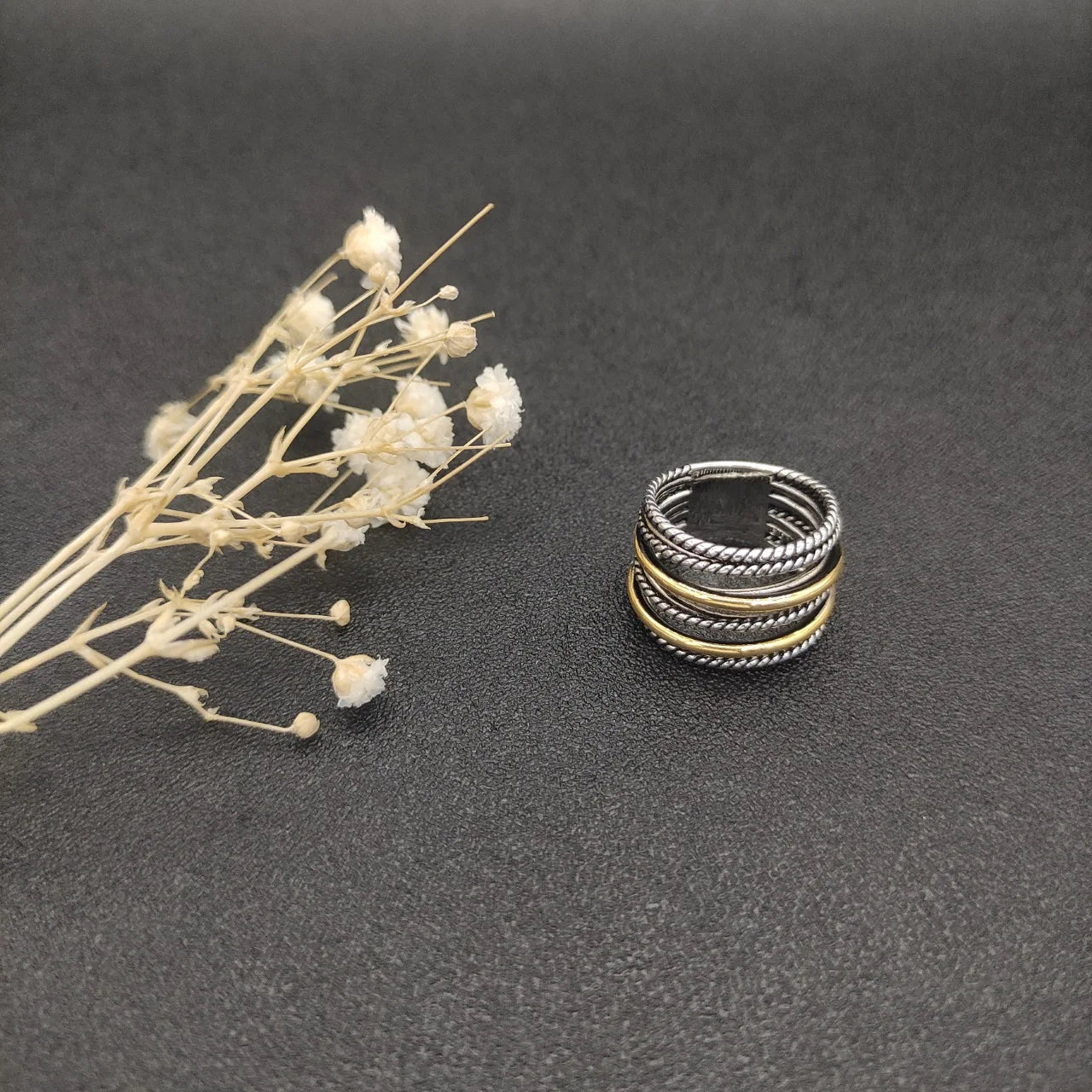 Unisex Zircon Geometric Ring Jewelry Gift For Any Occasion