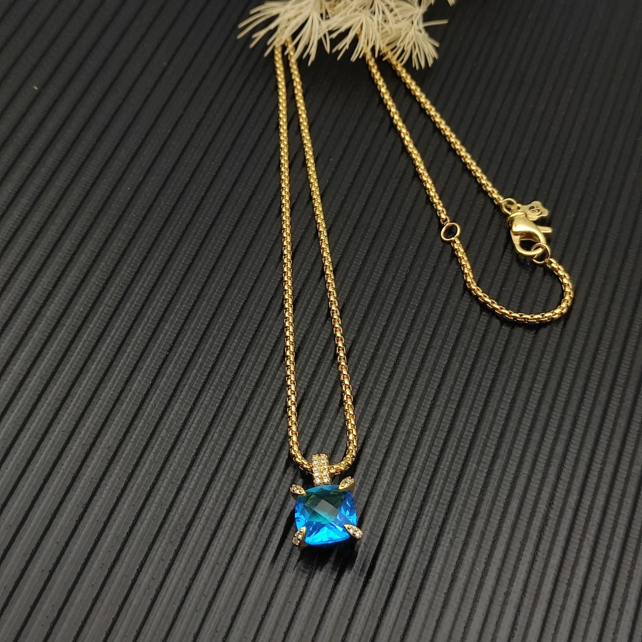 Diamond Cross Necklace Unisex Pendant Zircon Stone