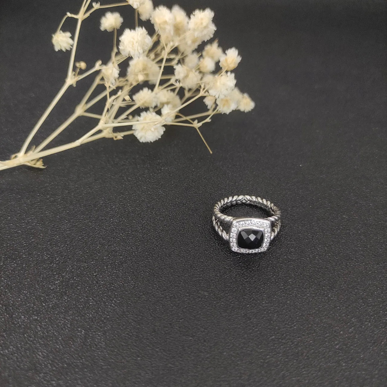 Unisex Zircon Geometric Ring Jewelry Gift For Any Occasion