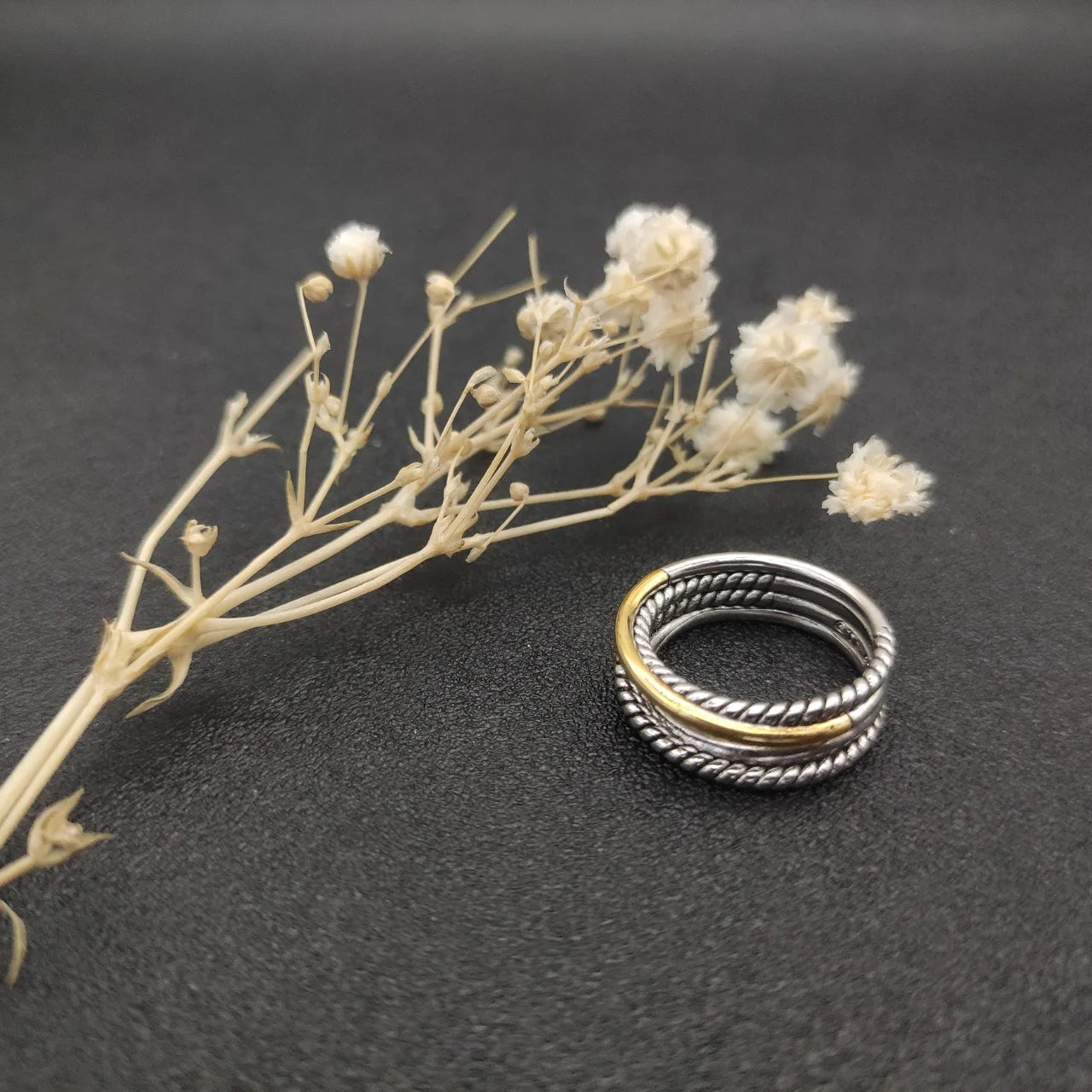 Unisex Zircon Geometric Ring Jewelry Gift For Any Occasion