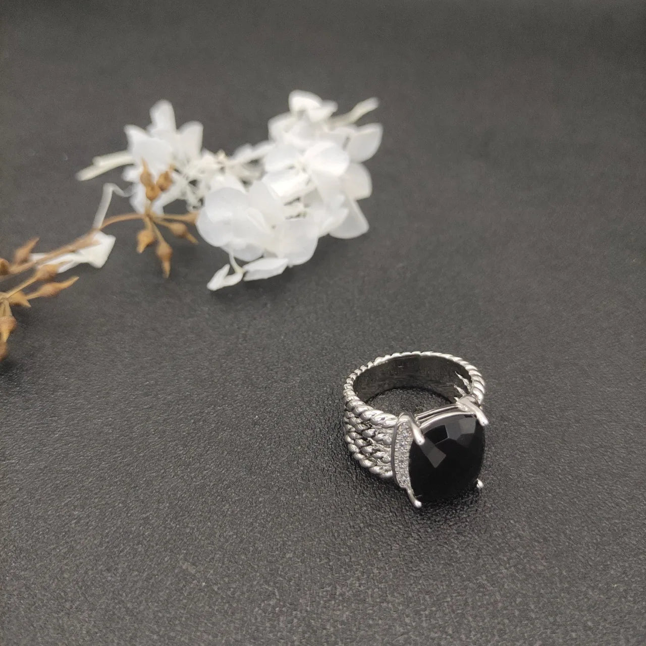 Unisex Zircon Geometric Ring Jewelry Gift For Any Occasion