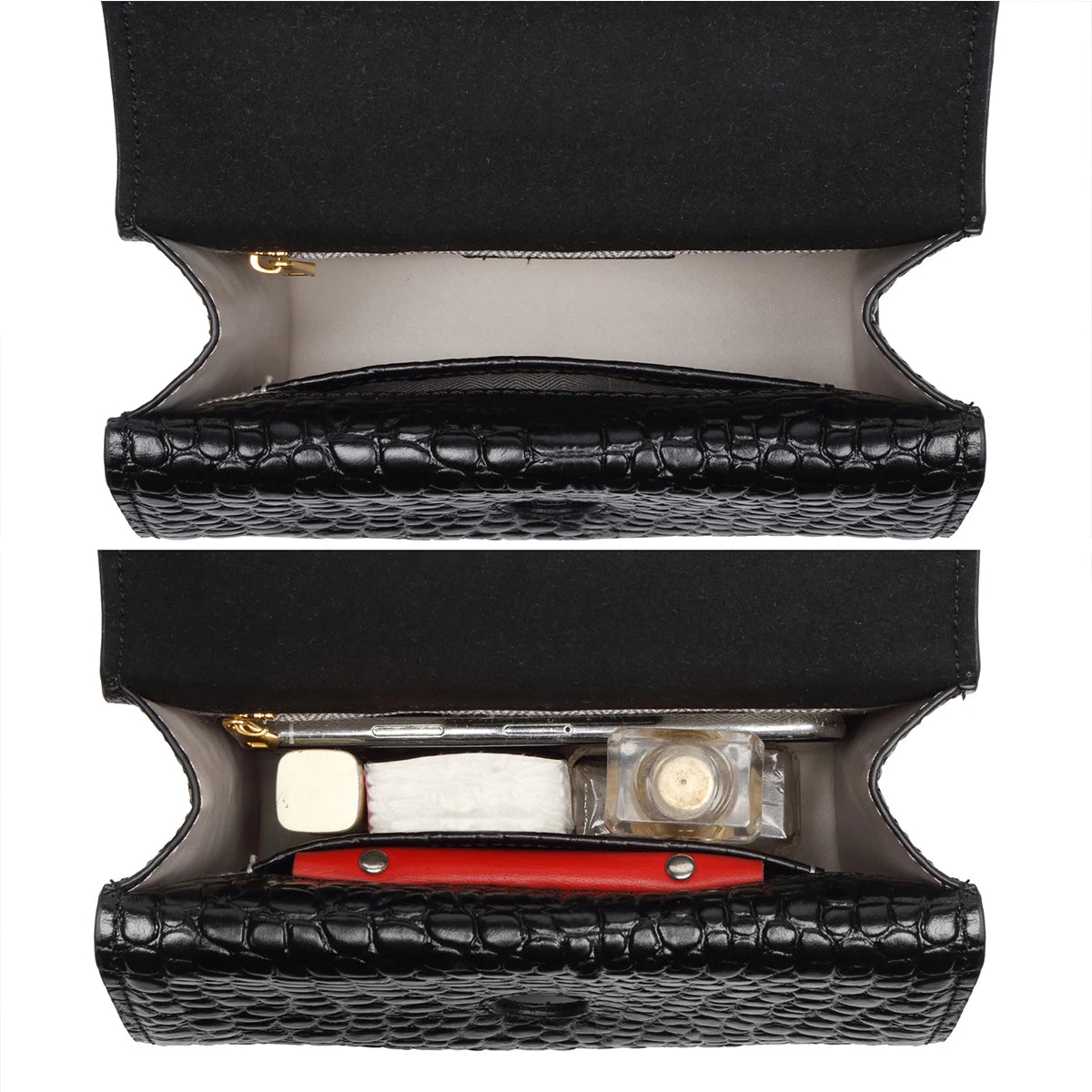 NONECN Genuine Leather Chain Crossbody Bag For Women Luxury Designer