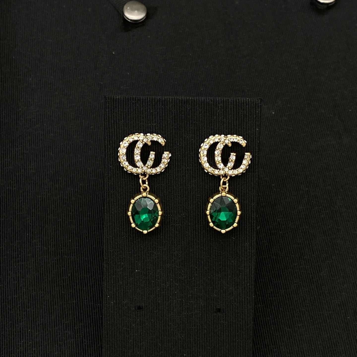 Fashionable Moissanite Stud Earrings In Silver For Women