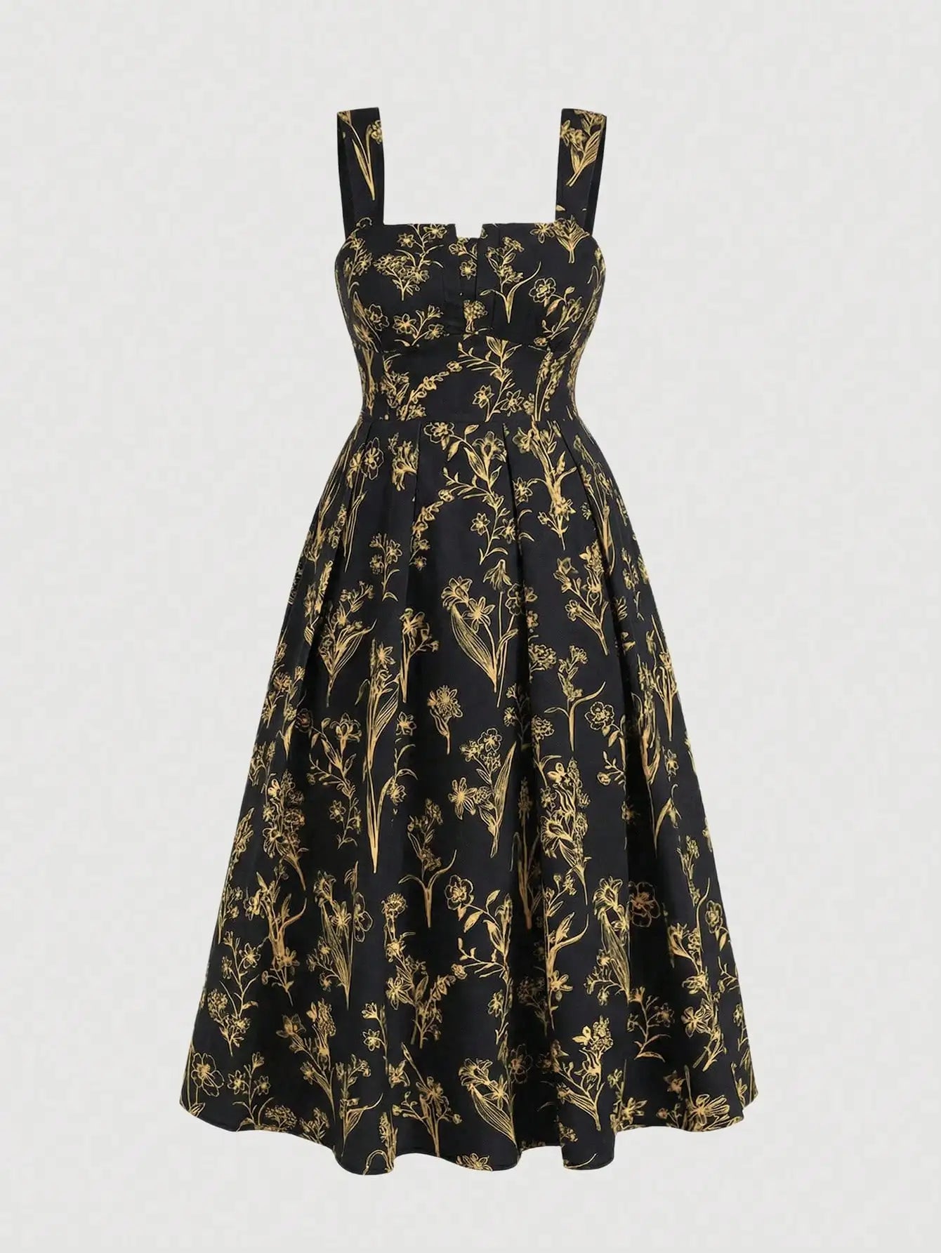 Elegant Floral Camisole Sundress For Women Summer Fashion