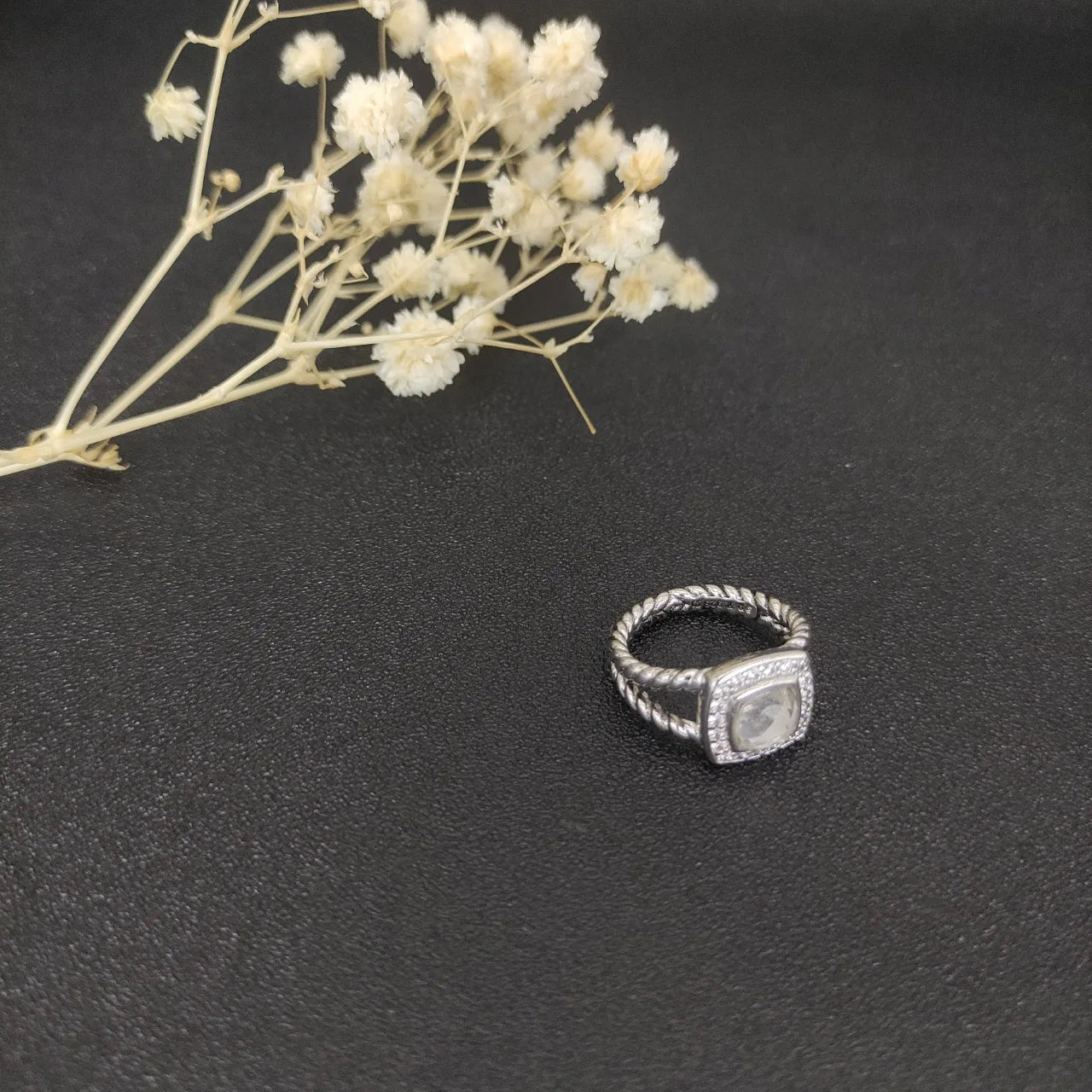Unisex Zircon Geometric Ring Jewelry Gift For Any Occasion