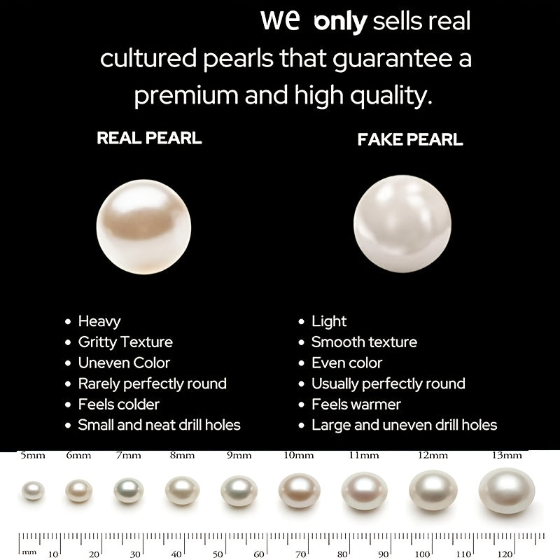 Handmade Freshwater Pearl Necklace With Baroque Pendant Gift Box