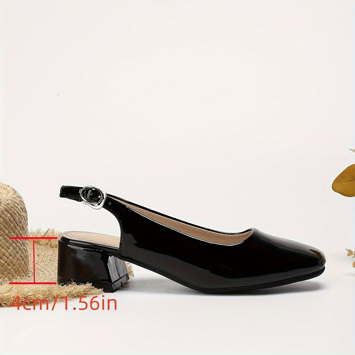 Ladies Breathable Spring Summer Thick Heel Block Shoe