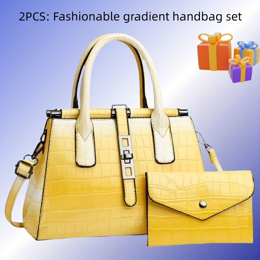 PU Leather Stone Embossed Crossbody Shoulder Bag For Women