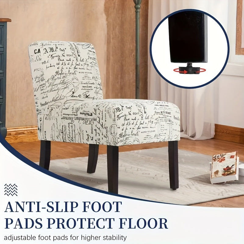 DOPINMIN Modern Fabric Leisure Loveseat Sofa Armless Living Room Chairs Upholstery Furniture