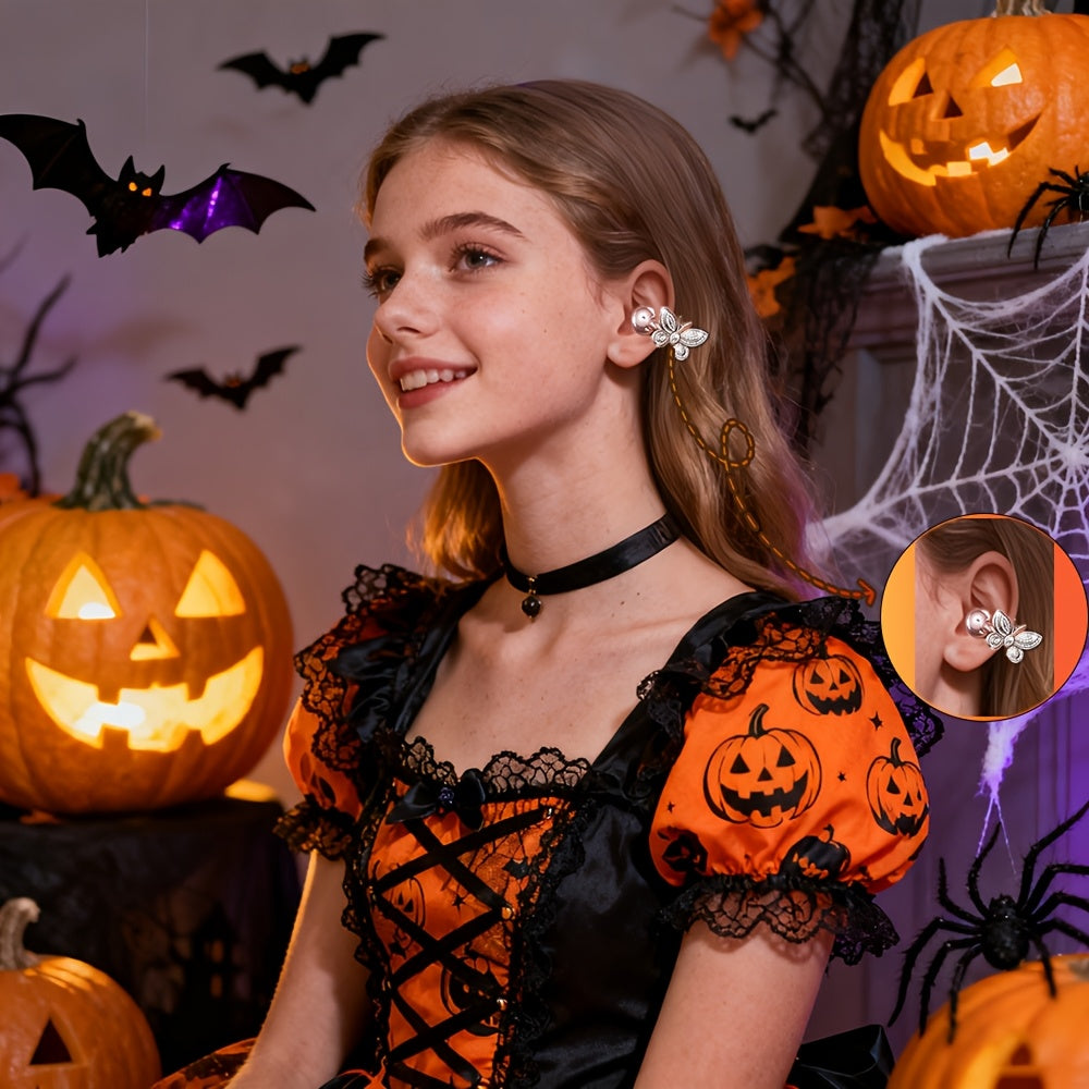 Kinglucky I121 Wireless Earbuds With Detachable Gemstone Earrings Bluetooth 5.4 HiFi Stereo ANC For Exercise Outdoors