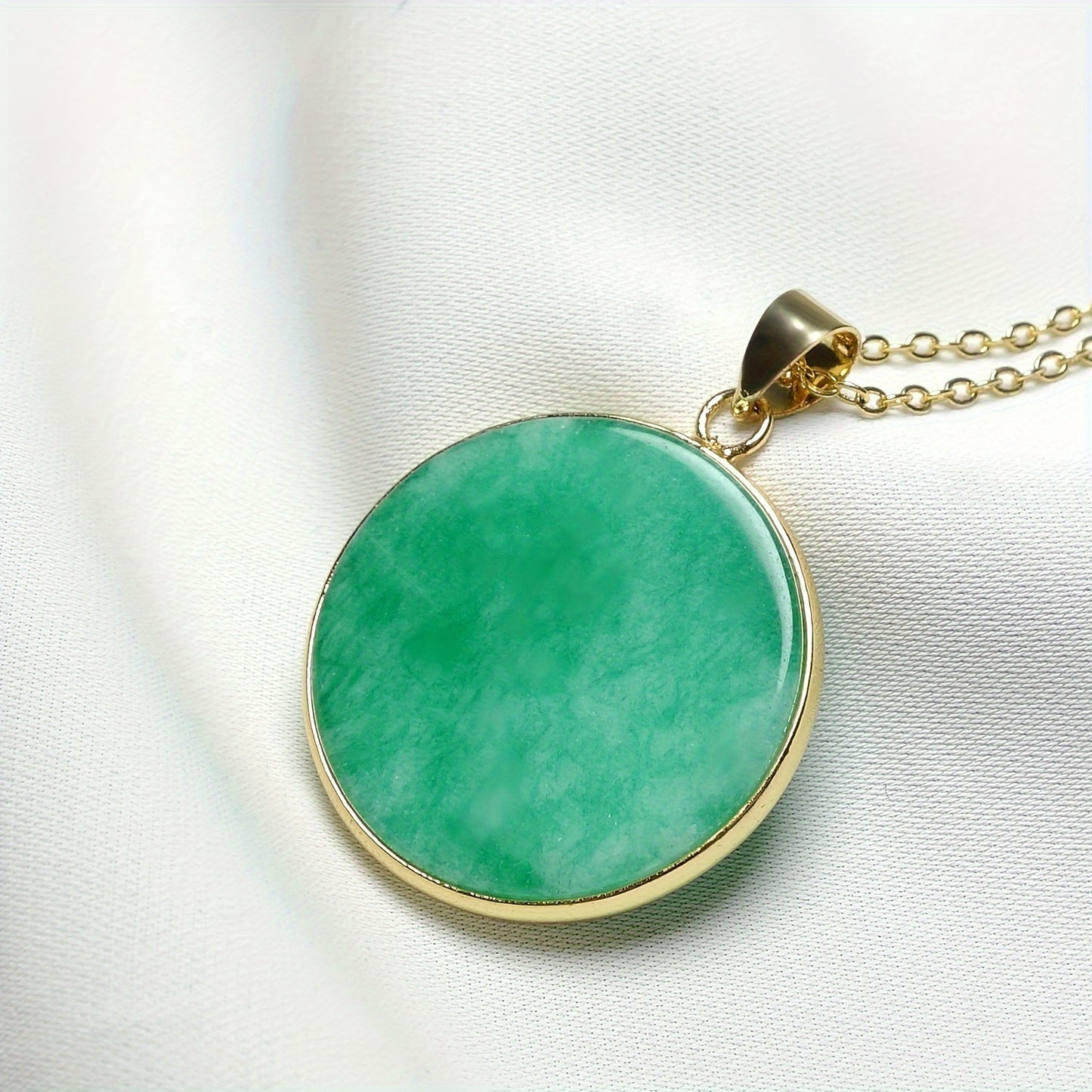 BULVEGEMET Elegant Natural Stone Pendant Necklace For Men Women