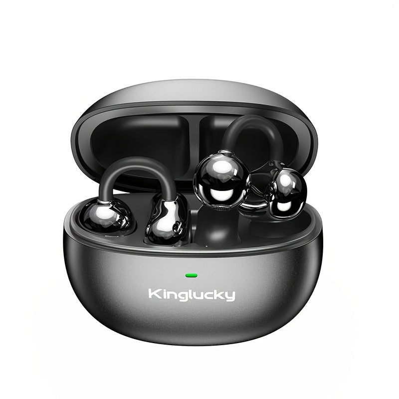 Kinglucky I121 Wireless Earbuds With Detachable Gemstone Earrings Bluetooth 5.4 HiFi Stereo ANC For Exercise Outdoors
