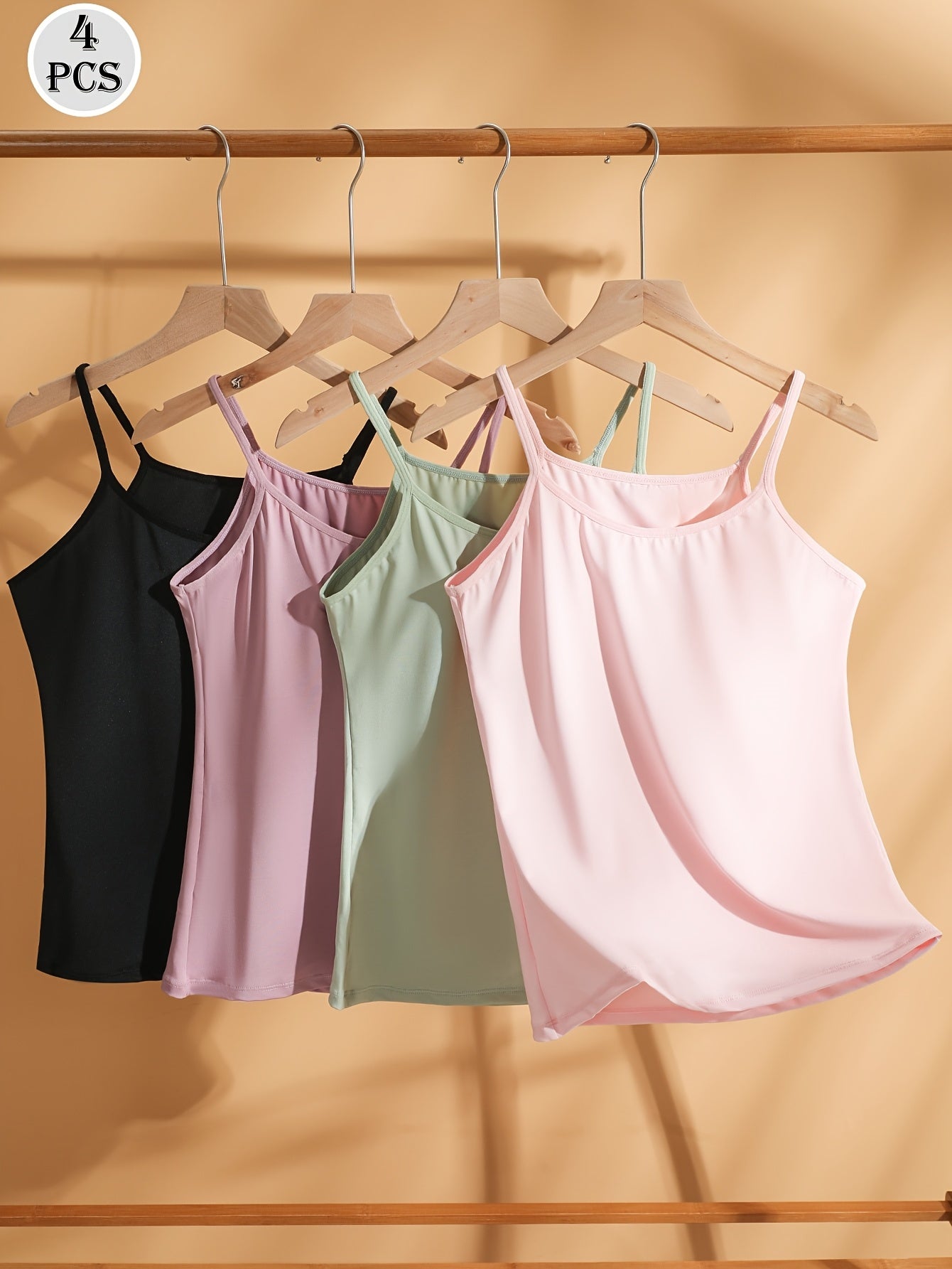 Seamless Women's Cami Tops Lightweight Tank Tops for Layering Essentials