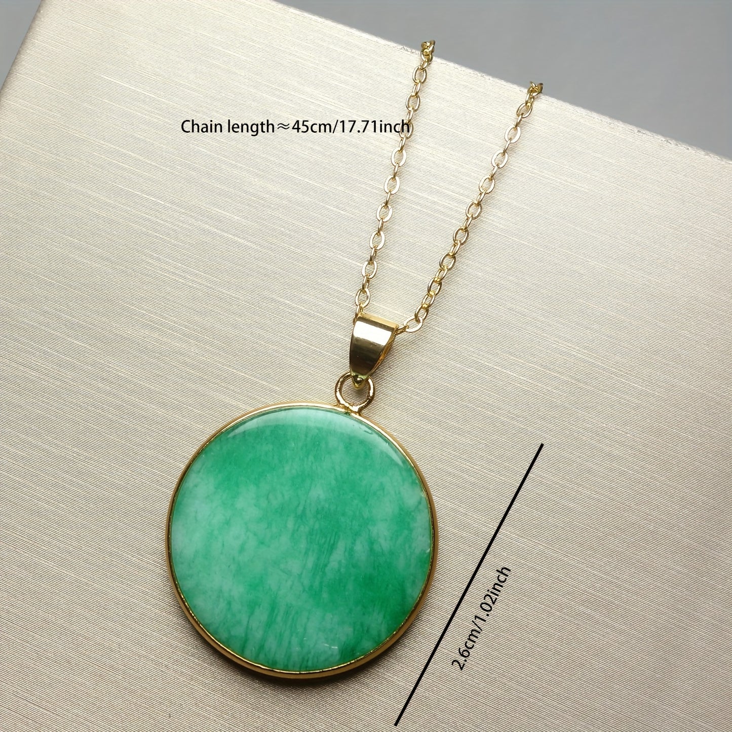 BULVEGEMET Elegant Natural Stone Pendant Necklace For Men Women