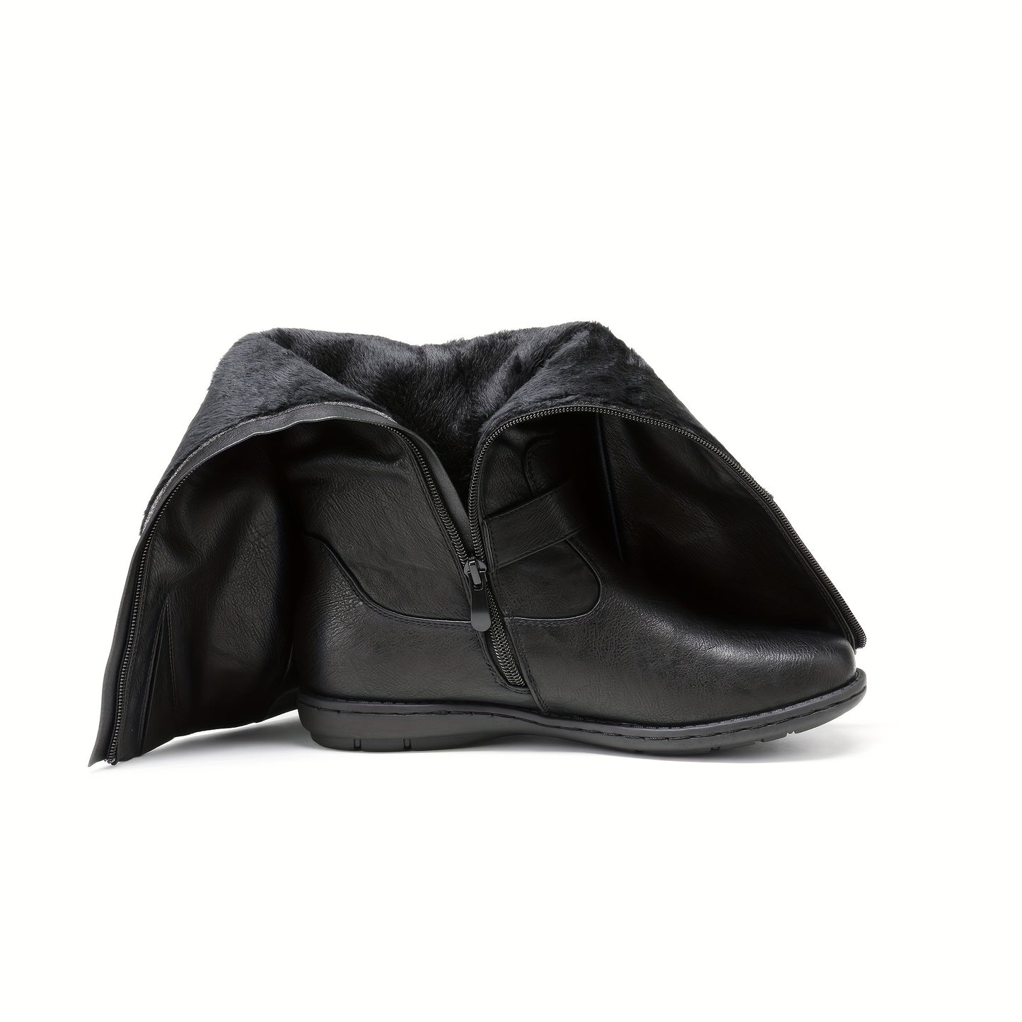 Dream Pairs Women's Calf Knee High Boots Faux Fur Lined