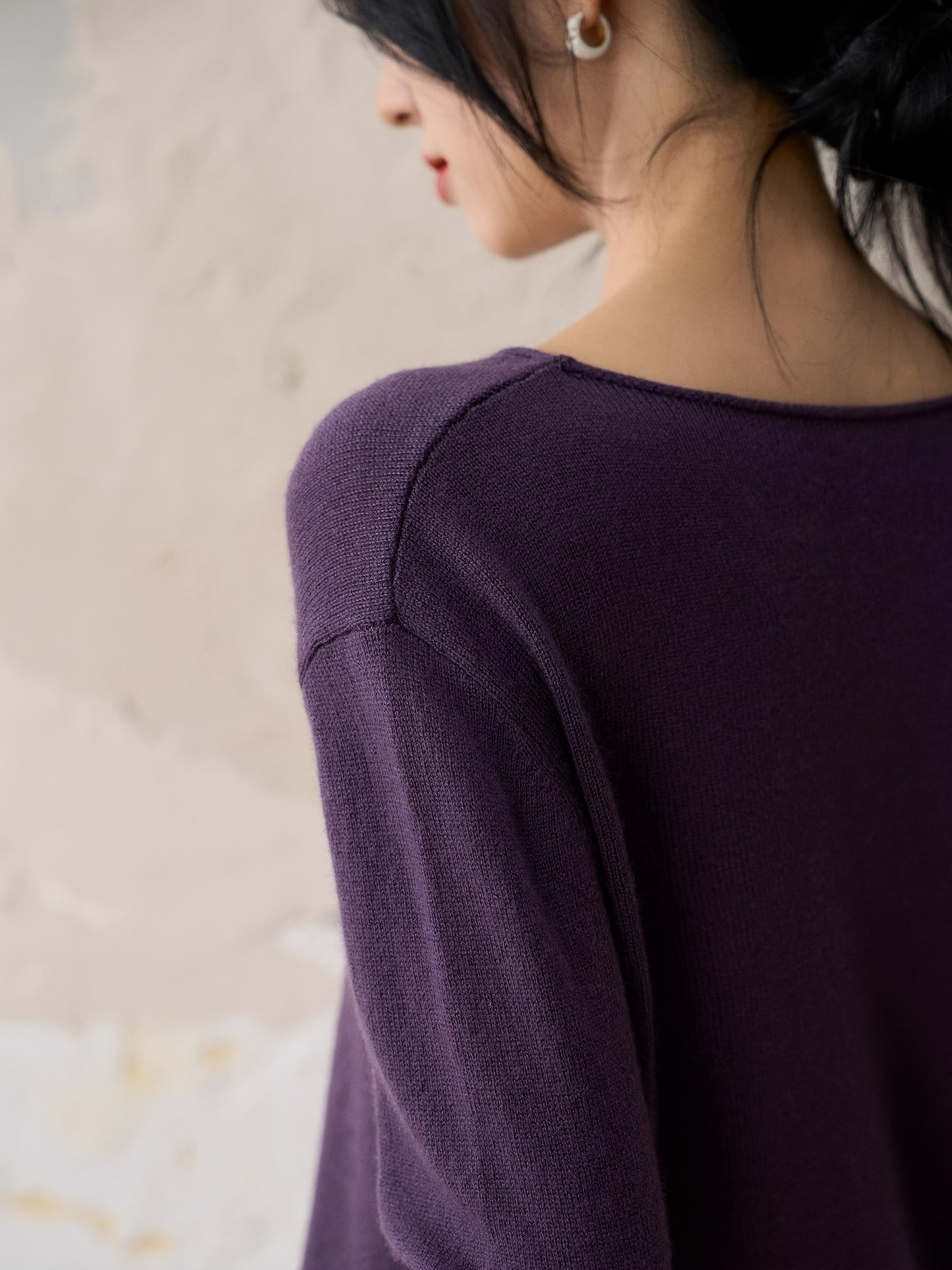 Women's Elegant Lightweight Cardigan Sweater With Button Front Closure