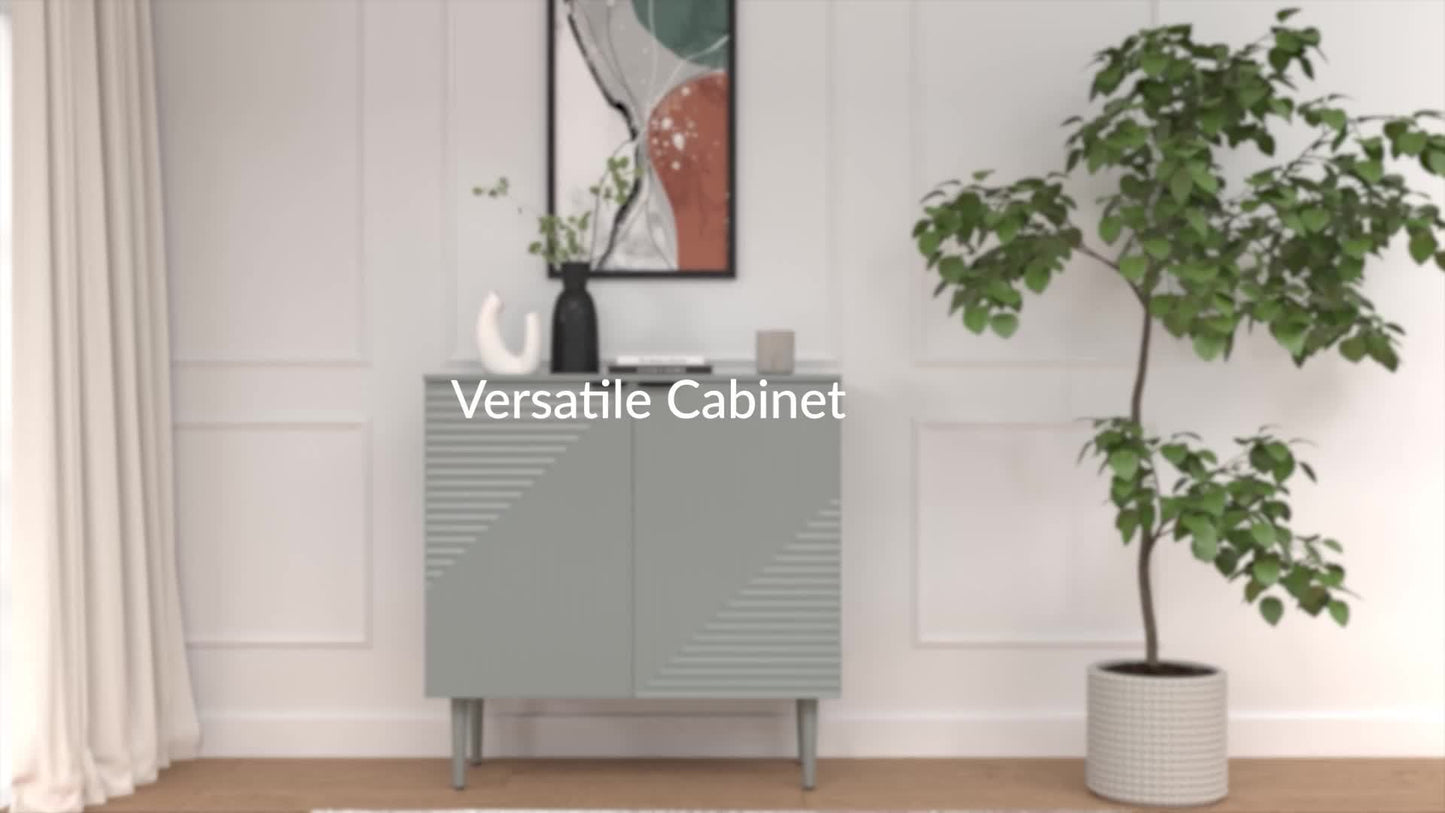 HULALA HOME Sideboard Buffet Cabinet With Adjustable Shelves