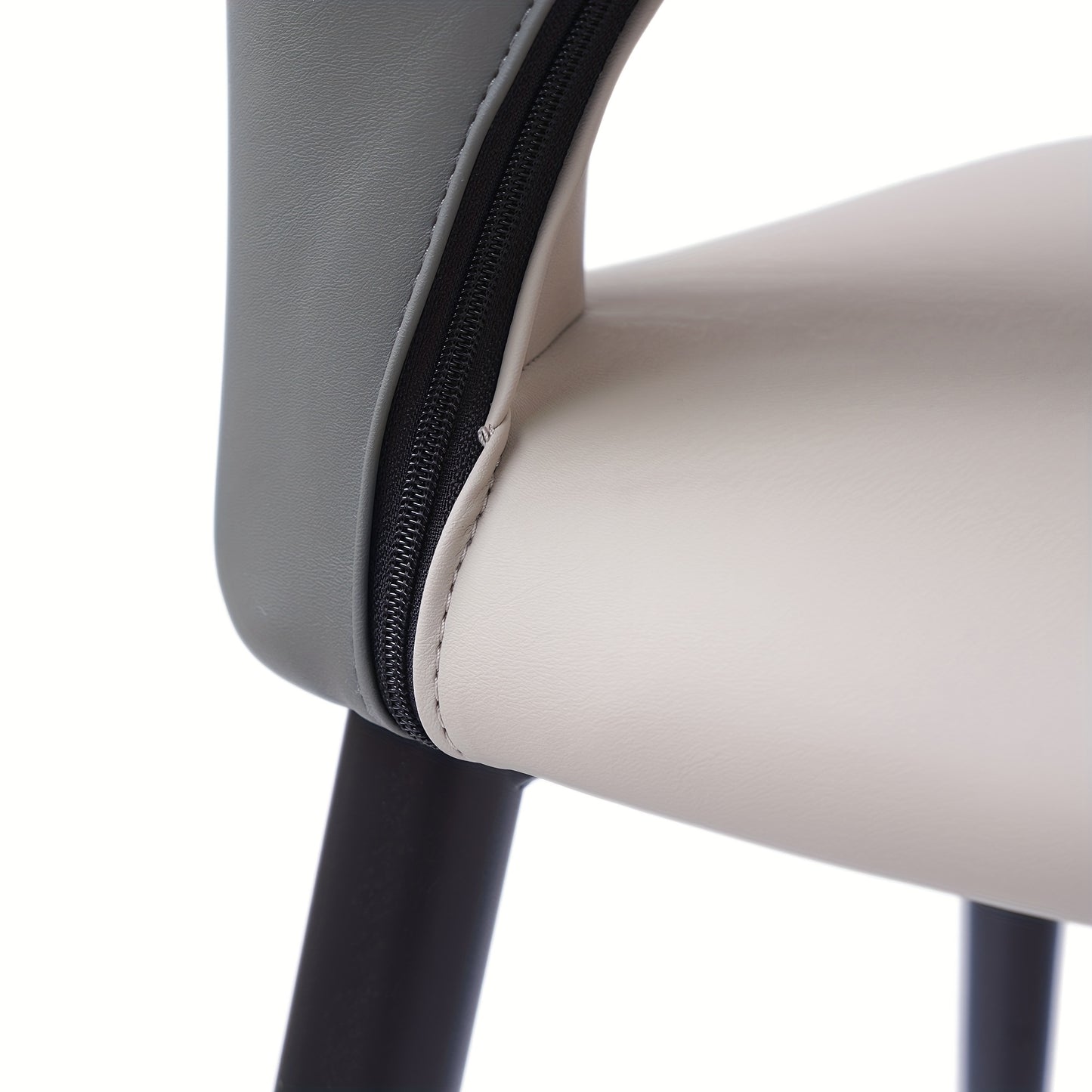 Set Of 2 Upholstered Dining Chairs Mid Century Modern