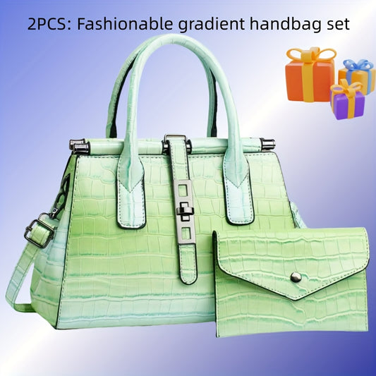 PU Leather Stone Embossed Crossbody Shoulder Bag For Women