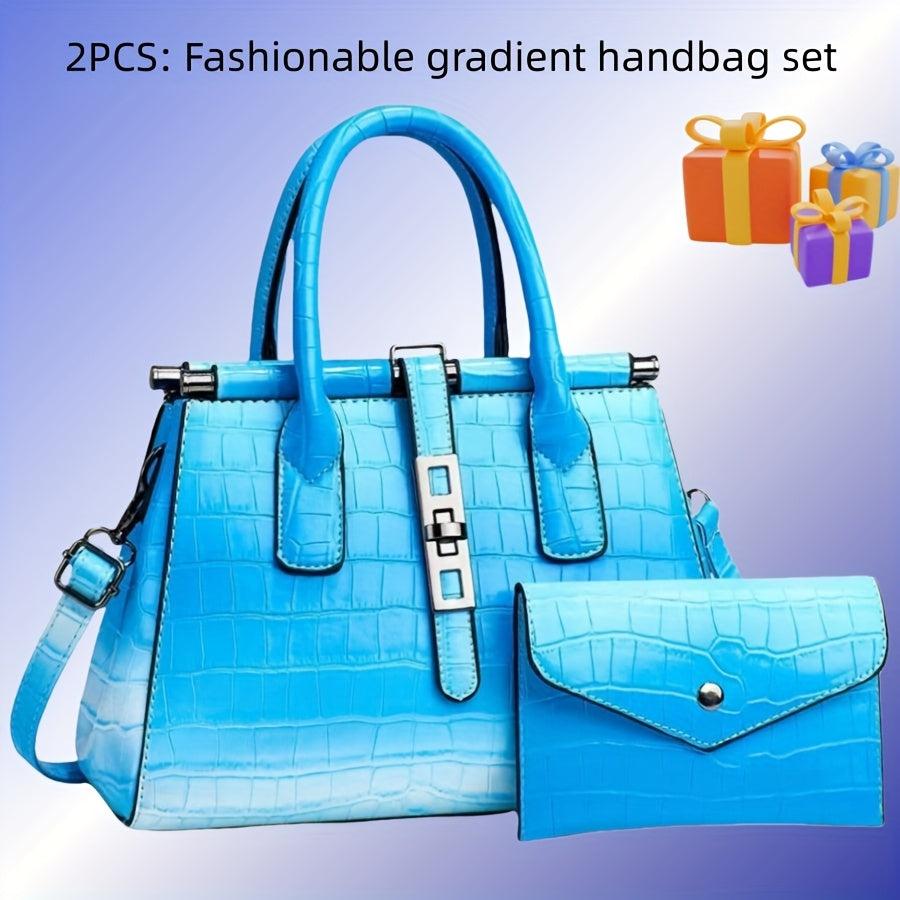 PU Leather Stone Embossed Crossbody Shoulder Bag For Women