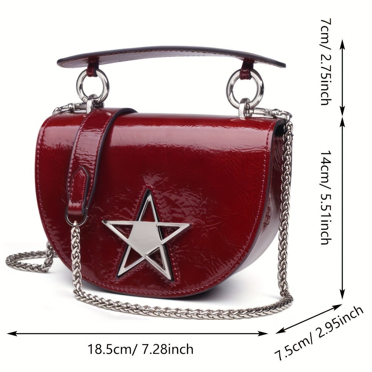 Top Grain Leather Tote Crossbody Bag With Turn Lock Closure